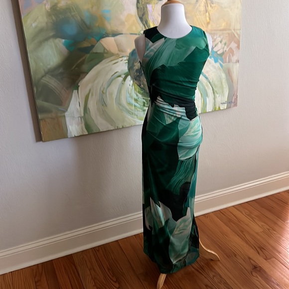 Leaf print mesh Bandage Dress by Rumor size small - Picture 9 of 16